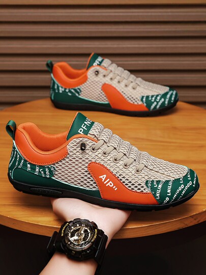 Men's shoes 2026 new spring trendy slip-on casual sports shoes for teenagers lightweight soft-soled Forrest running shoes