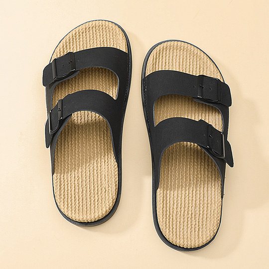 Birkenstock slippers for men, summer outer wear, trendy brand, non-slip, anti-odor, one-line sandals, outdoor leisure sports beach sandals