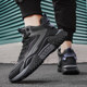 Men's Shoes 2025 New Winter Velvet Cotton Shoes Trendy Black Increased Thick Sole Casual Sports Running Dad Trendy Shoes