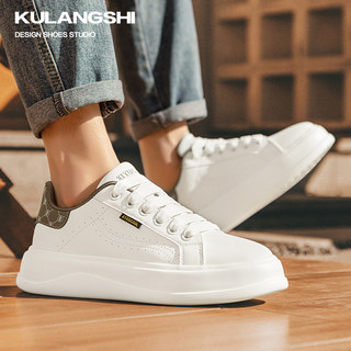 Men's Sneakers 2025 New Winter Trendy Brand High-End Light Luxury Versatile Casual Sports Mcqueen White Sneakers