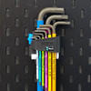 Vera hexagonal wrench set bracket is suitable for IKEA SKADIS hole board accessories, which can be changed into round holes and square holes