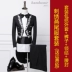 Tuxedo nam tự tu sân khấu nhạc trưởng trang phục người lớn ca sĩ chủ trang phục phù hợp với trang phục nam quần nam Suit phù hợp