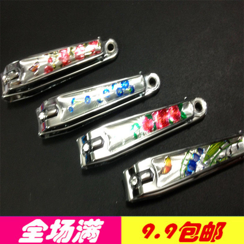Full 9 9 Yuan truffles 618ET-A nail clippers big silver color flowers nail clippers manicure manicure