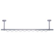 304 stainless steel wavy line clothes drying rod balcony fixed clothes drying rack 32mm tube wavy strip windproof clothes drying rack