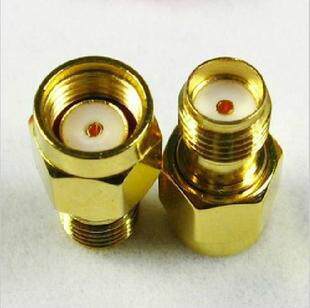 SMA Adapter Revolution Mother SMA Male Head Internal Thread Inner Hole TransSMA Maternal Head External Thread Inner Hole Pure Copper