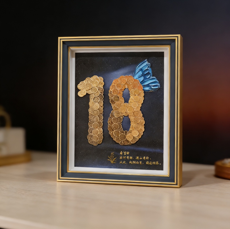 18Th Birthday Commemorative Ornaments, Handmade DIY Material Kits, Creative Adult Gifts for Friends and Classmates after Graduation