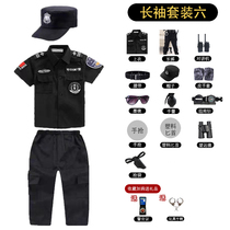 Children Police Special Police Clothing Special Soldiers Suit Military Police Officer Performance Clothes Male And Female Child Police Clothing Show Clothes