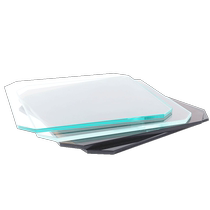 Tempered glass custom desktop coffee table dining table glass table custom home transparent explosion-proof round special rectangular