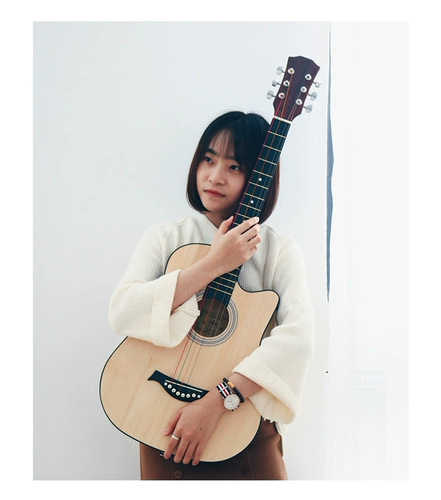 Гитара для начинающих подходит для мужчин и женщин, музыкальные инструменты для школьников, 38 дюймов, 41 дюймов