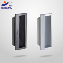 Hengzhu cabinet lock PL012 black plastic handle industrial machinery and equipment box gray cabinet door handle factory direct sales