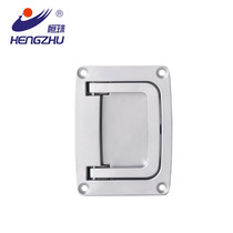 Hengzhu cabinet lock PL003-2 distribution cabinet square box handle Zinc alloy distribution cabinet handle factory direct sales