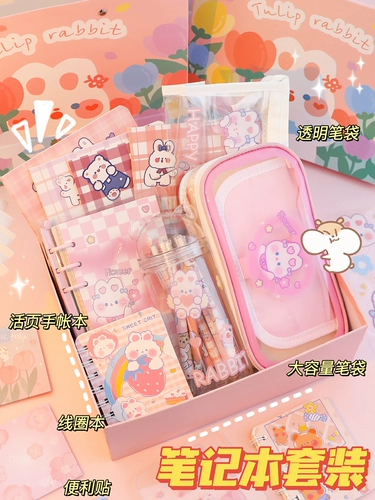 Милый комплект, подарочная коробка, ноутбук, книга, набор для школьников, 5b, увеличенная толщина