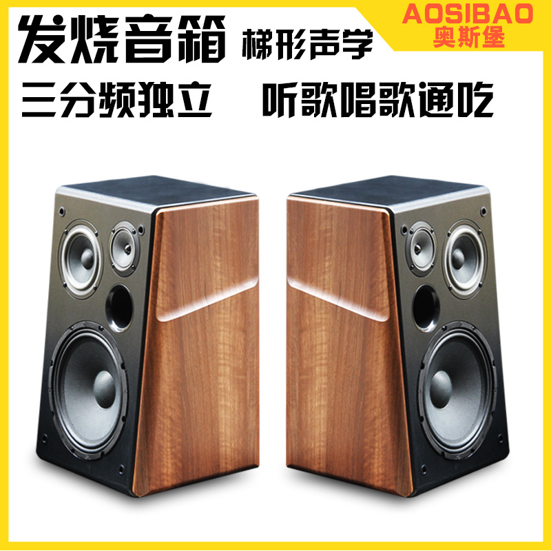 Fever Home Hifi Speaker 8 Inch 10 Inch Floor Sound Passive Tridivided Wood Singing KTV High Power