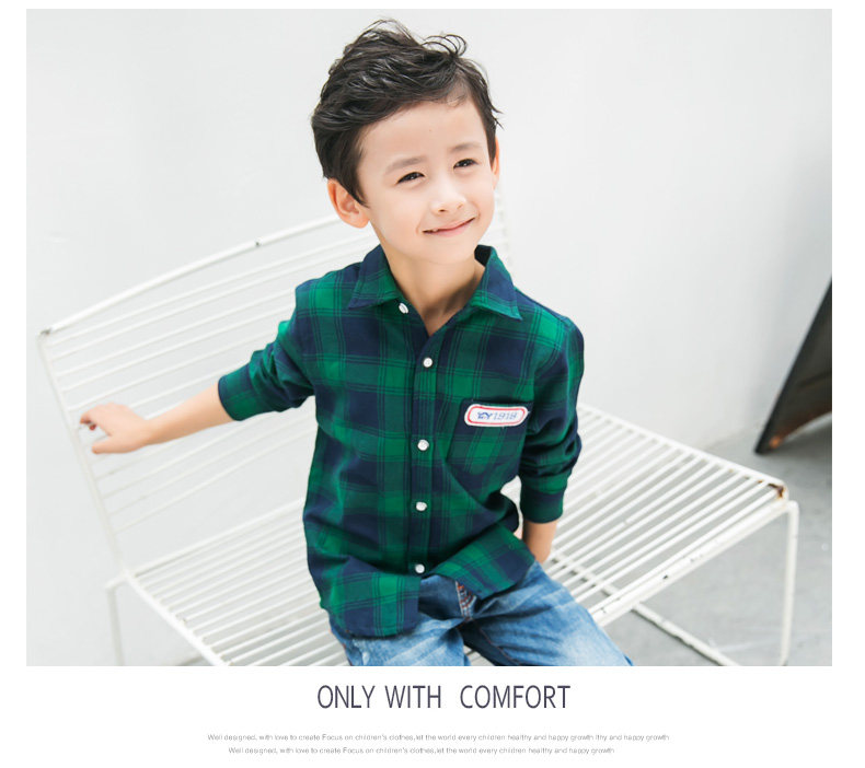 Chemise garcon à manche longue - Ref 2074648 Image 23