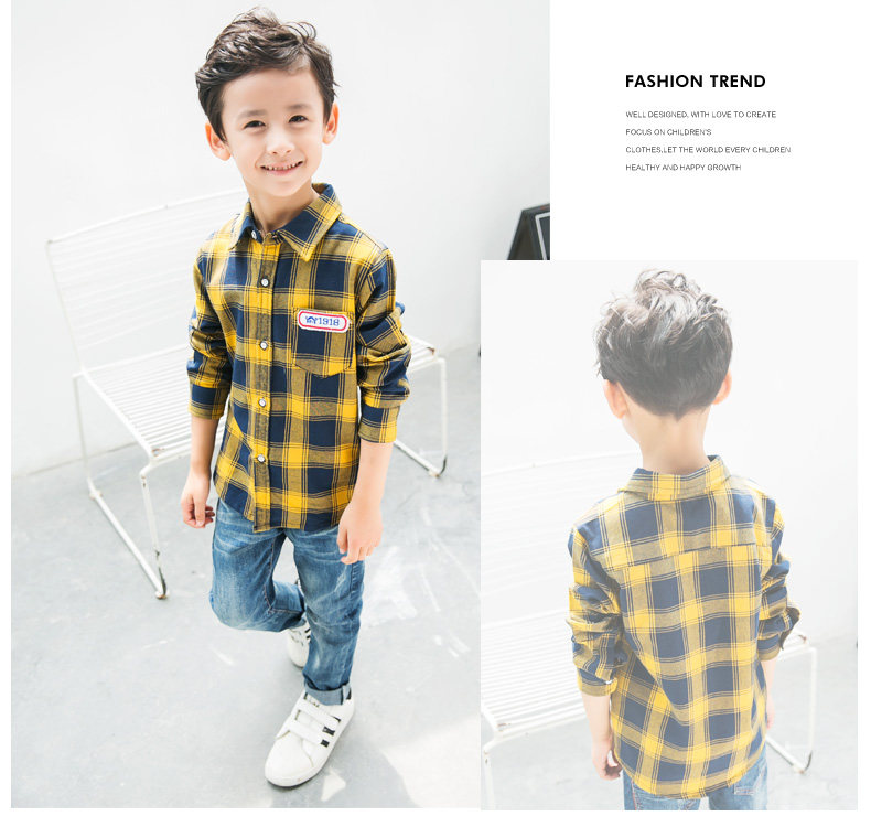 Chemise garcon à manche longue - Ref 2074648 Image 18