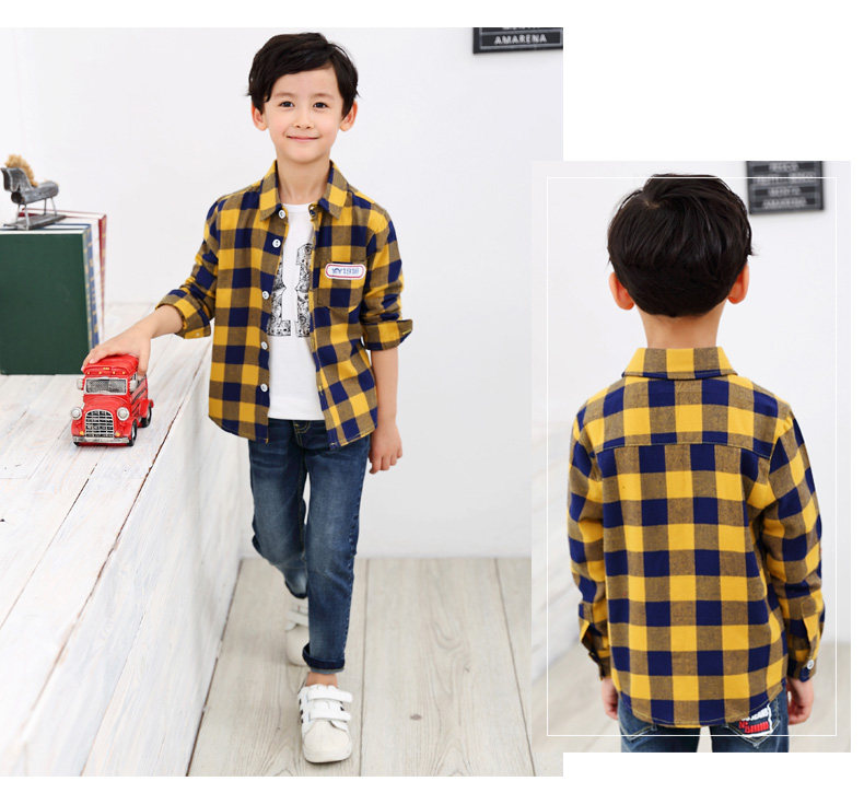 Chemise garcon à manche longue - Ref 2074648 Image 30