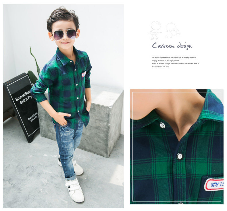 Chemise garcon à manche longue - Ref 2074648 Image 24