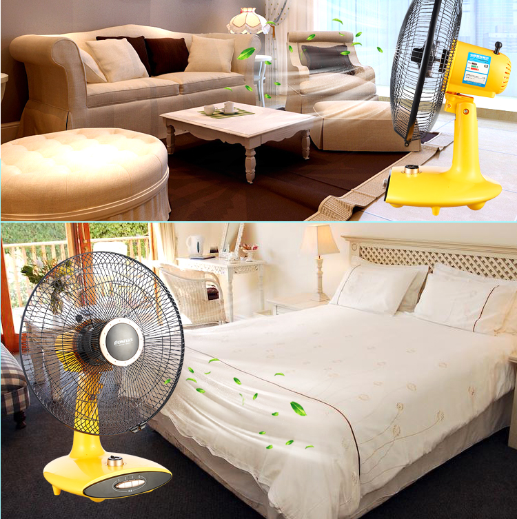 quạt máy lạnh Quạt bàn Yongsheng FT-35 lắc đầu quạt điện thời gian quạt nhỏ quạt bàn sàn quạt gia dụng điện - Quạt điện quạt hơi nước giá bảo nhiều