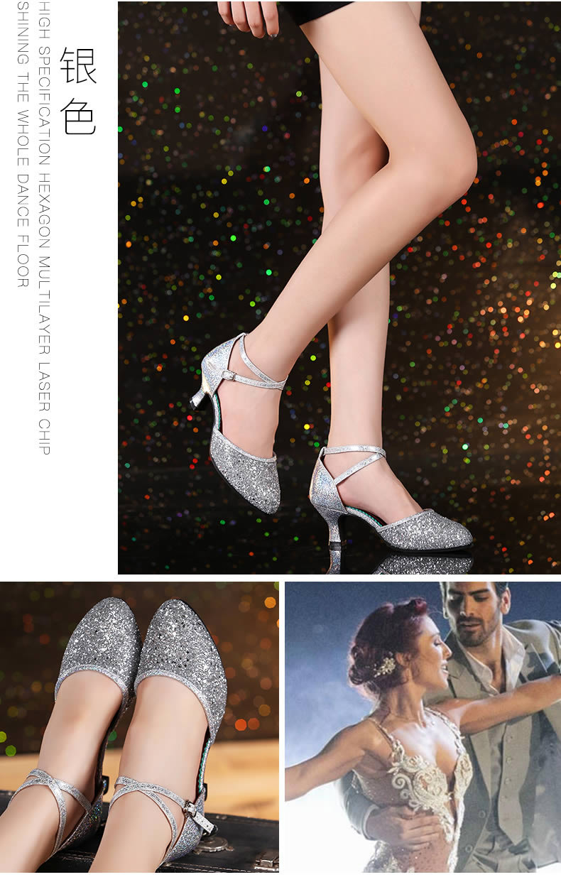 Chaussures de danse latino en Grand cuir - Ref 3448009 Image 22