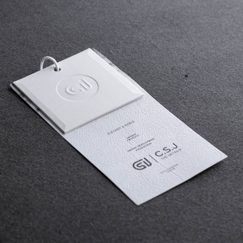 Clothing tag custom LOGO high-end men's and women's clothing tag spot special paper clothes tag label custom design