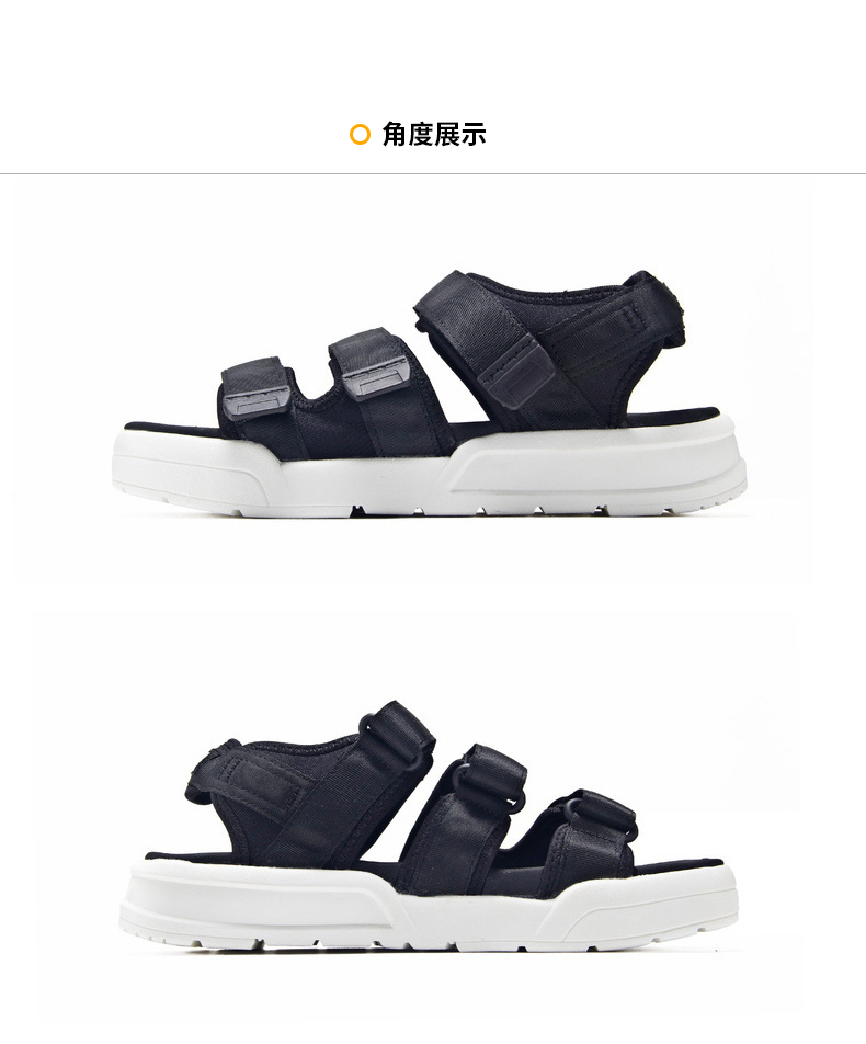361 dép của nam giới giày thể thao giày 2018 mùa hè mới non-slip bãi biển chịu mài mòn Velcro 361 độ dép giản dị dép nam quai hậu