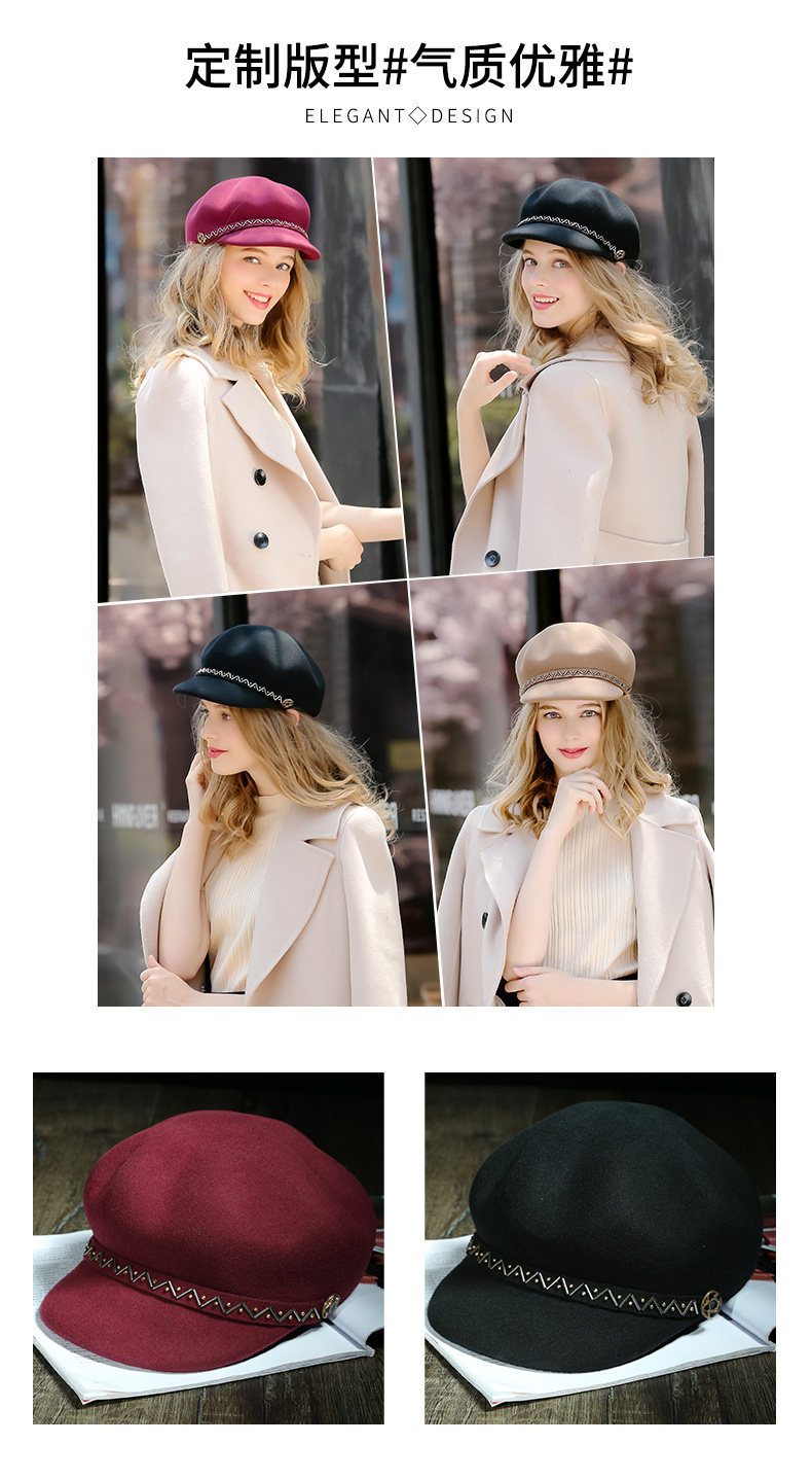 Chapeau pour femme      en Melange de laine - Ref 3233132 Image 7