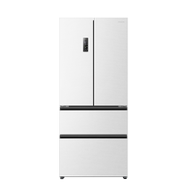 (New product) Rongsheng 526L dual-purification dual-system French multi-door four-door large-capacity ultra-thin built-in white refrigerator