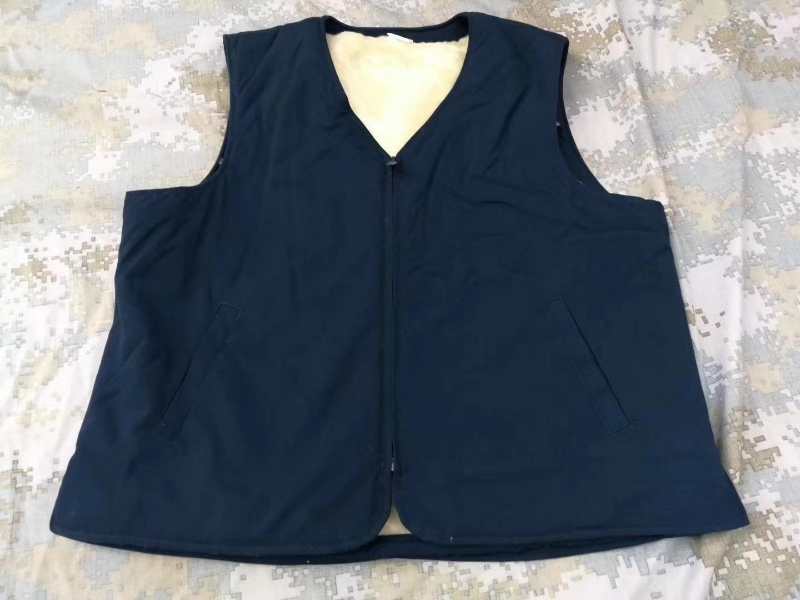 Outdoor Vest Ground Crew Leather Vest Machine Service Winter Vest Wool Vest Alpine Wool Vest Sheepskin Fur Vest