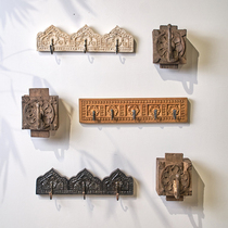 Indian small hook wall hook wall decoration imported storage bohemian wall hanging clothes hook living room bedroom B&B