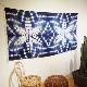 Shibori nhuộm Tapestry Ấn Độ Aizen vật tie-dye vải trang trí tường treo thảm thêu khăn bãi biển - Tapestry thảm treo tường decor