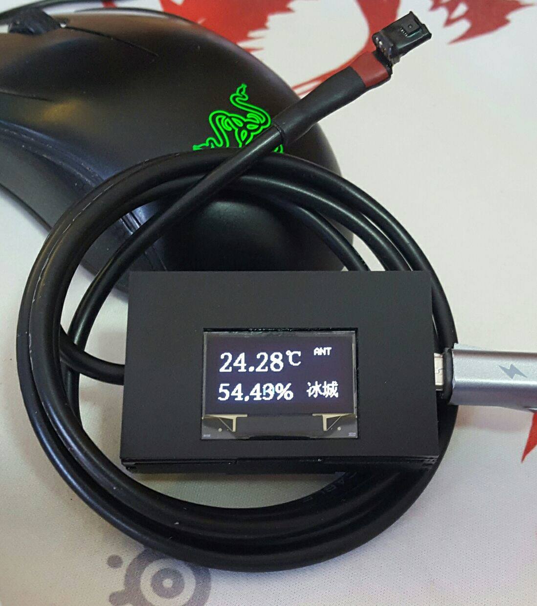 ANT Thermohygrometer Crawler Thermometer Ant Tortoise Spider Scorpion Black Hole Ant Live Ice City Ant Nest