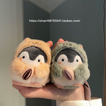 Cute hamster positive energy Penguin plush pendant cute accessories girl gift Japanese limited doll