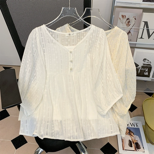 Летняя одежда, рубашка, кукла, шифоновый комплект, большой размер, подходит для полных девушек, французский стиль