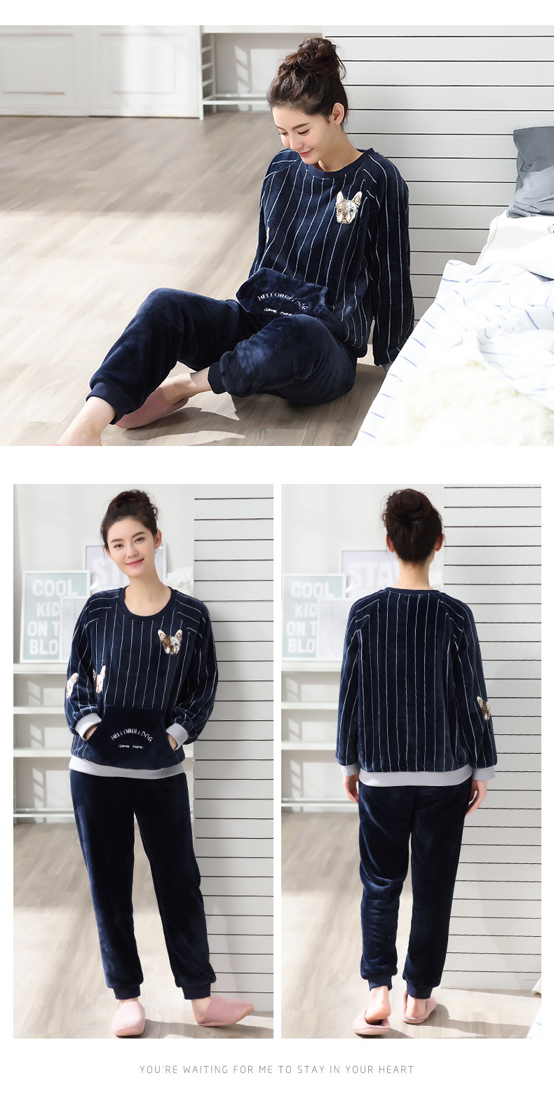 Pyjama mixte en Polyester Polyester  à manches longues - Ref 3005939 Image 25