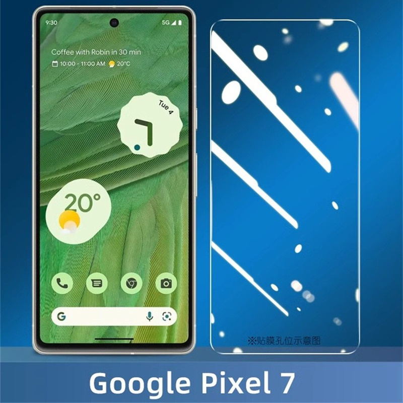 Google Pixel8 Tempered Glass Screen Protector Transparent Pixel7 Tempered Film Google Phone Screen Protector New Model Pixel6A Screen Pixel5 Protective Film Pixel4Xl High-Definition Pixel3 Transparent 5A