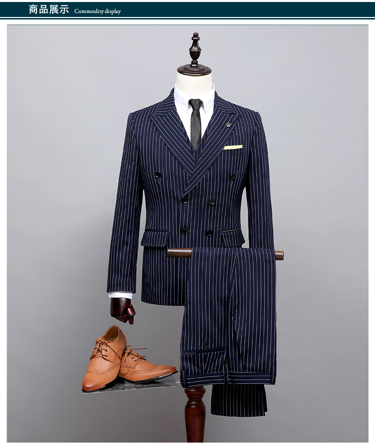 Costume homme en lainage pour printemps - Ref 1570859 Image 23