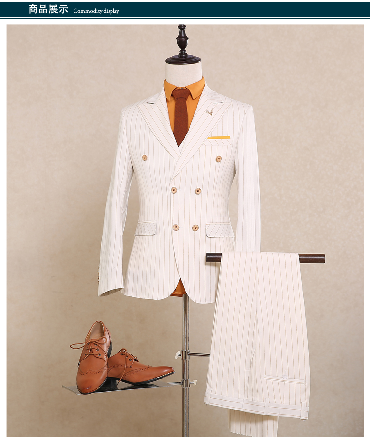 Costume homme en lainage pour automne - Ref 1576566 Image 23