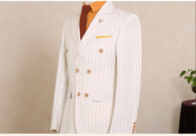 Costume homme en lainage pour automne - Ref 1576566 Image 10