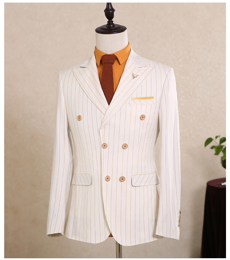 Costume homme en lainage pour automne - Ref 1576566 Image 24