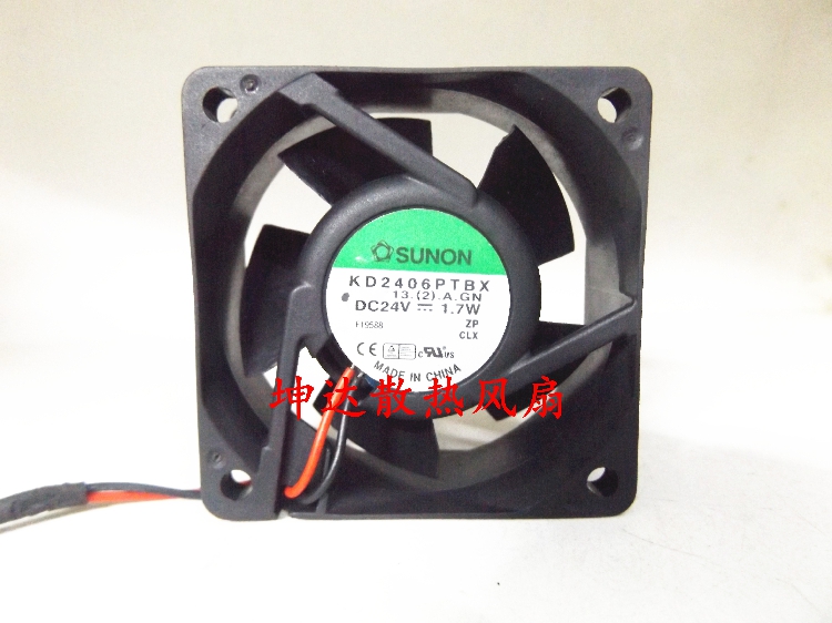 Taiwan Jianquasi SUNON KD2406PTBX 6025 24V 1 7W frequency converter fan power fan