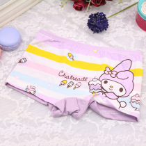 4-pack childrens 1 underwear 2 female baby 3 four corners 5 flat corners 56 cotton 7 little girl pants 8 girls 9 underpants 10 years old