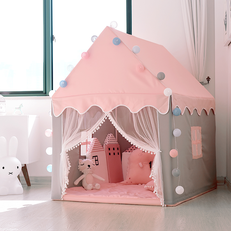 Children's tent Indoor game house Girl Princess Castle Small house Doll house Household baby bed artifact