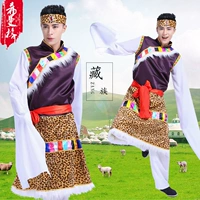 Đàn ông mới Mông Cổ biểu diễn trang phục múa Mông Cổ Trang phục dân tộc Mông Cổ biểu diễn sân khấu Tây Tạng áo thể thao
