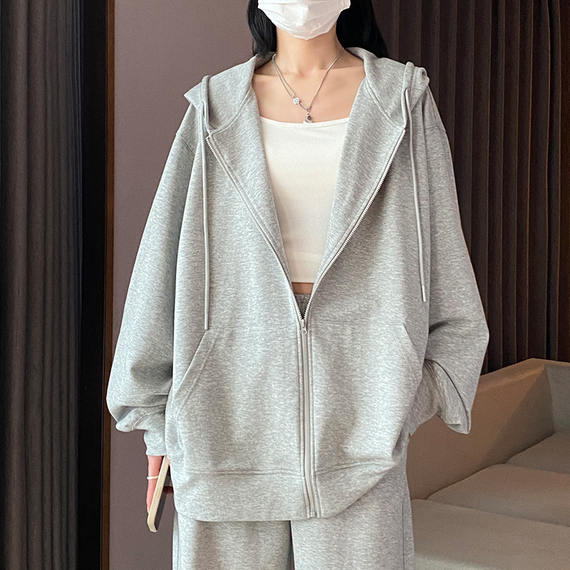 Sun Protection Jacket for Women, Spring, Autumn and Summer, Gray Hooded Zipper Sweatshirt for Women, 2026 New Casual Early Spring Outfit Top Sun Protection Jacket for Women, Spring, Autumn and Summer, Gray Hooded Zipper Sweatshirt for Women, 2026 New Casual Early Spring Outfit Top