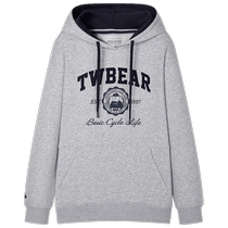 (Solona) TeenieWeenie Bear 2024 New Loose Brushed Hooded Commuting Sweatshirt Women