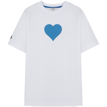 TeenieWeenie Bear Womens 2024 Summer New Love Loose Short-Sleeved T-Shirt Casual Commuting Style
