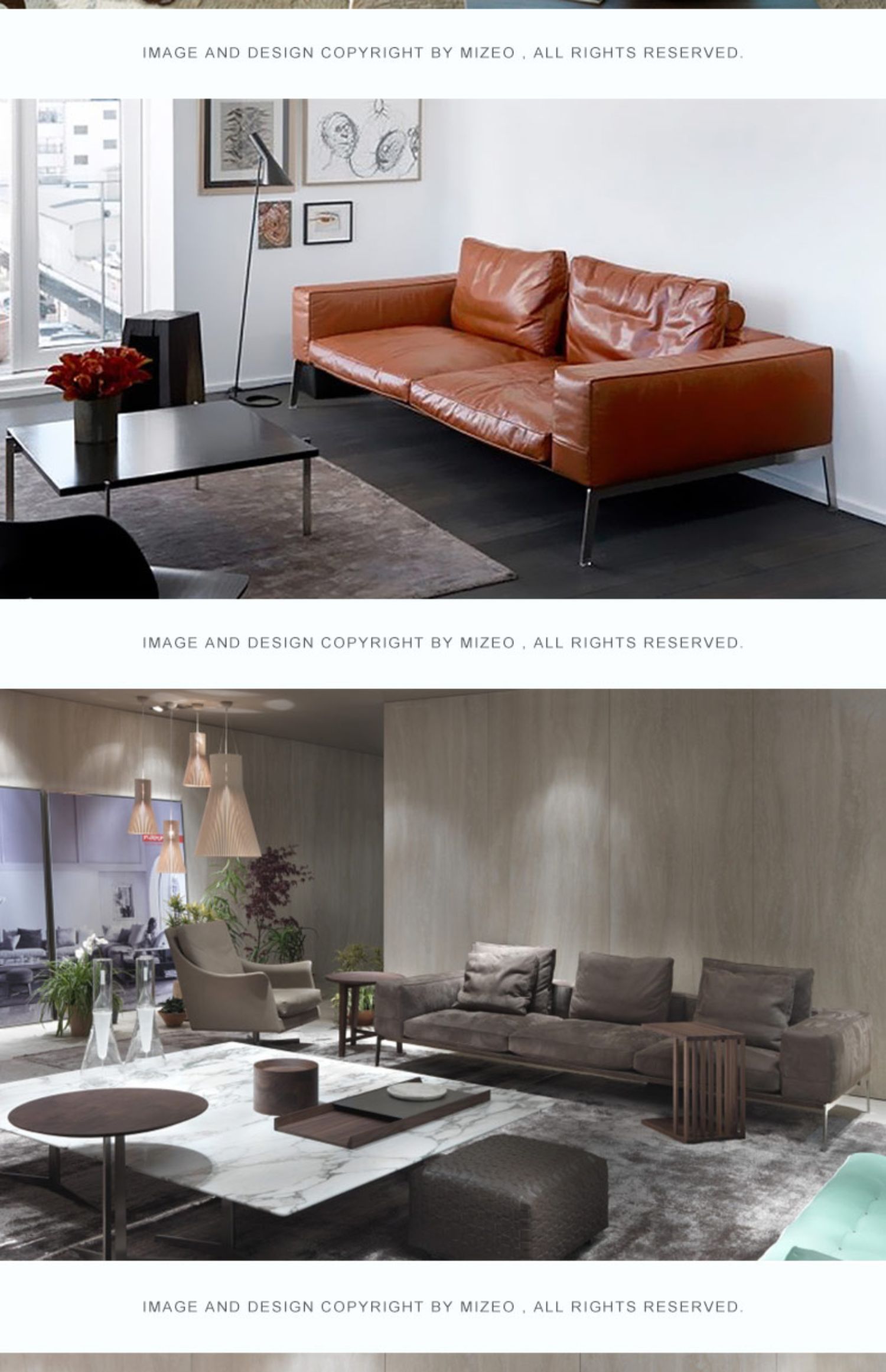 Ánh sáng Ý da sang trọng được thiết kế riêng sofa sofa xuống ba bit Bắc Âu hiện đại sofa da tối giản - Ghế sô pha ghế sofa giường