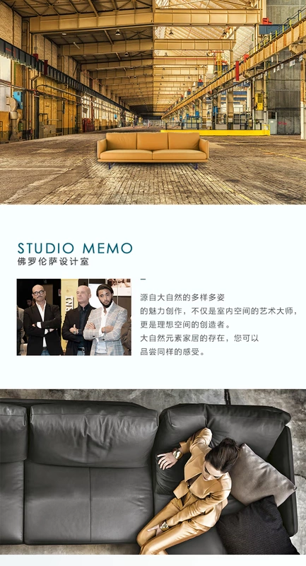 Nordic sofa da Ghế sofa da loft công nghiệp phong cách sofa vải xuống ghế sofa đồ nội thất phòng khách tối giản - Ghế sô pha