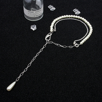 In 2020 there is a Chao strong multi - layer pearl diamond necklace niche design choker stream neckchain woman