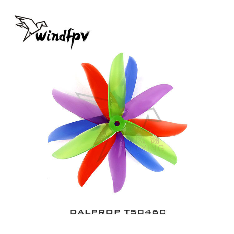Wind Ling model DALPROP T5046C FPV crossing machine violently resistant to 5-inch three-inch flip-flop